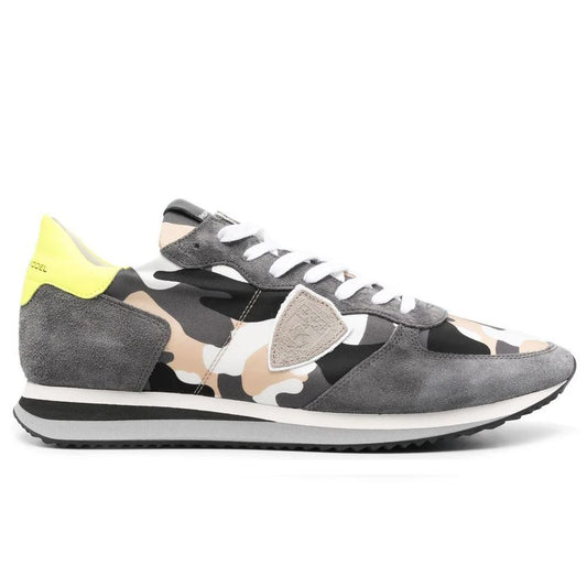 Philippe Model – Army Hue – Sneakers mit Wildledereinsatz