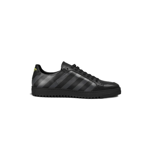 Off-White Damen Sneaker aus schwarzem Kalbsleder