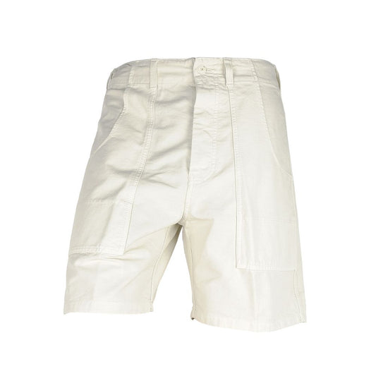 Weiße Shorts aus 97,5 % Baumwolle