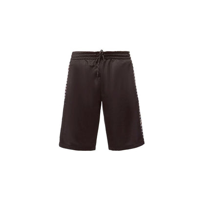 Pantaloncini in poliestere nero