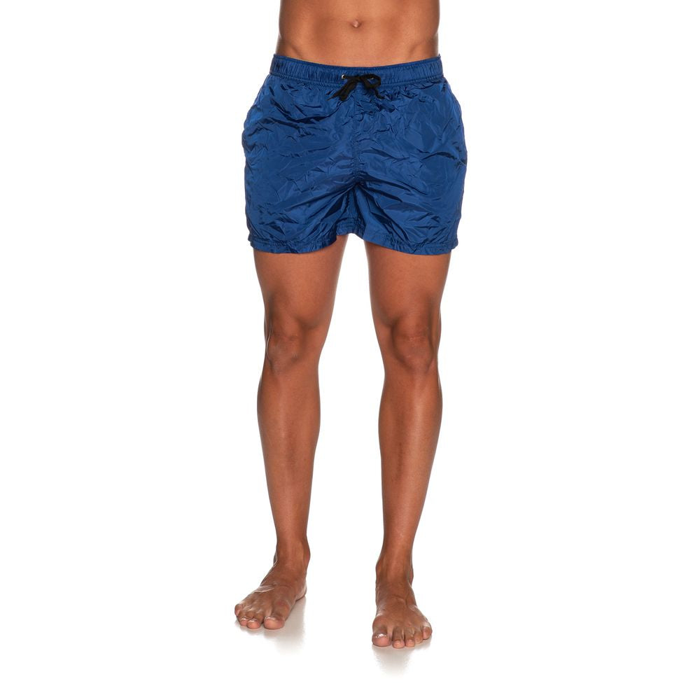 Refrigiwear Herren-Badeanzug aus Nylon, Blau