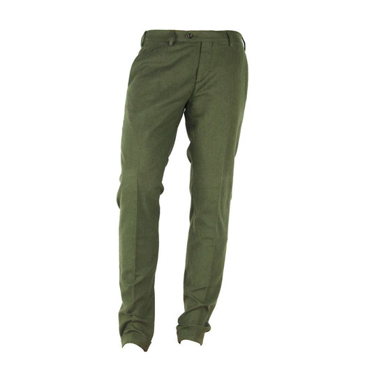 Jeans e pantaloni in cotone verde