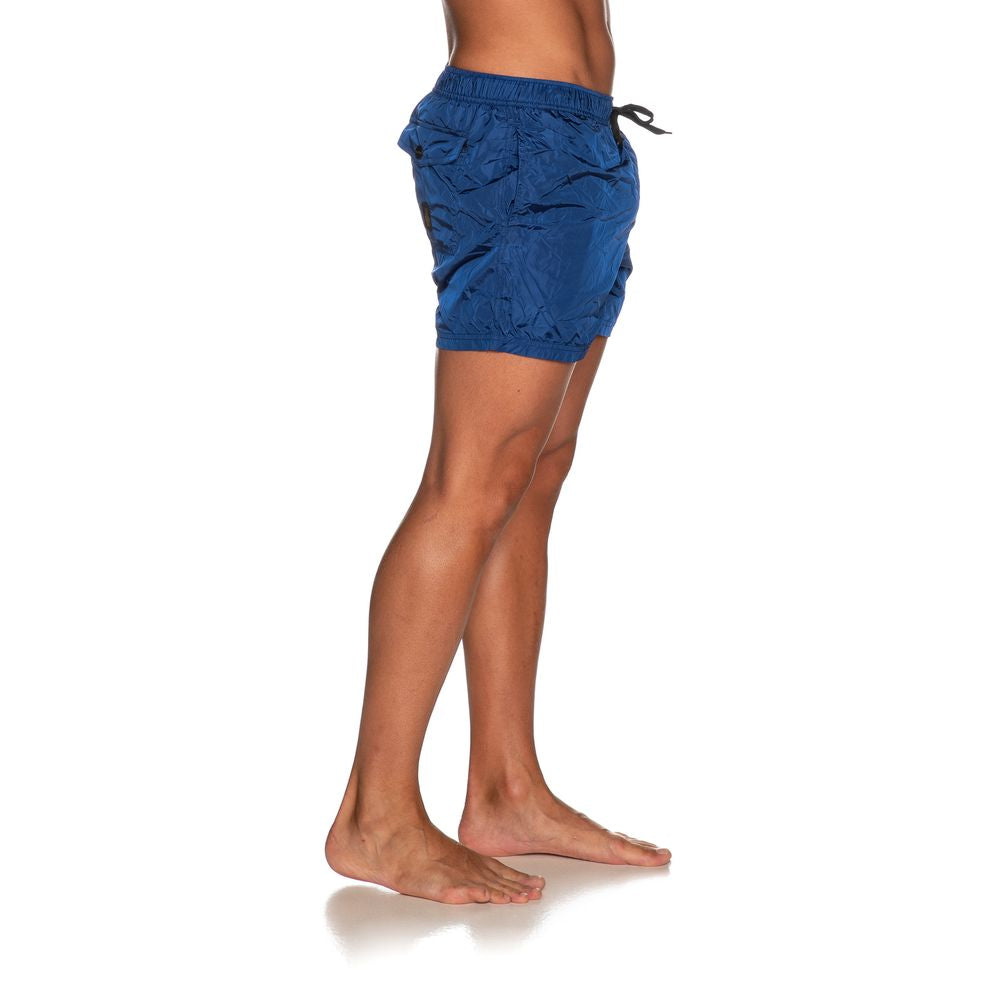 Refrigiwear Herren-Badeanzug aus Nylon, Blau