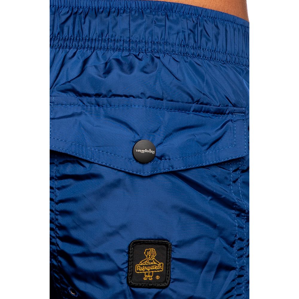 Refrigiwear Herren-Badeanzug aus Nylon, Blau