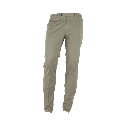 Jeans e pantaloni in cotone beige