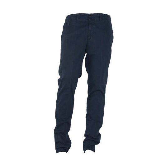 Elegante blaue Winterhose Made in Italy