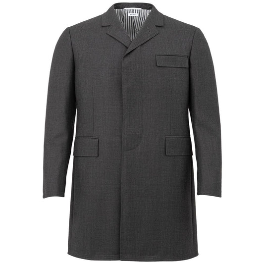 Thom Browne – Klassische Wolljacke in Grau