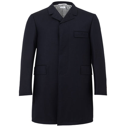 Thom Browne – Elegante Wolljacke in charakteristischem Blau