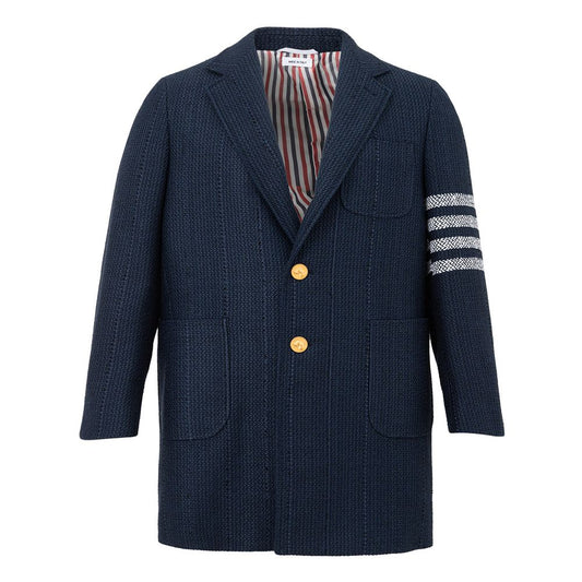 Thom Browne – Elegante blaue Jacke aus Acryl für Herren