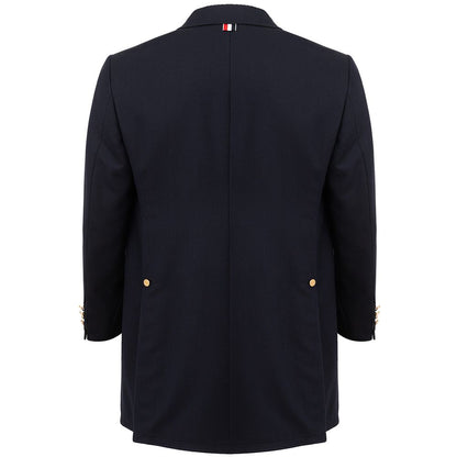 Thom Browne – Elegante Wolljacke in charakteristischem Blau