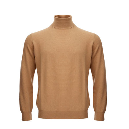 KANGRA Eleganter Wollpullover in Braun für Herren