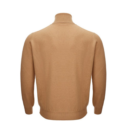 KANGRA Eleganter Wollpullover in Braun für Herren