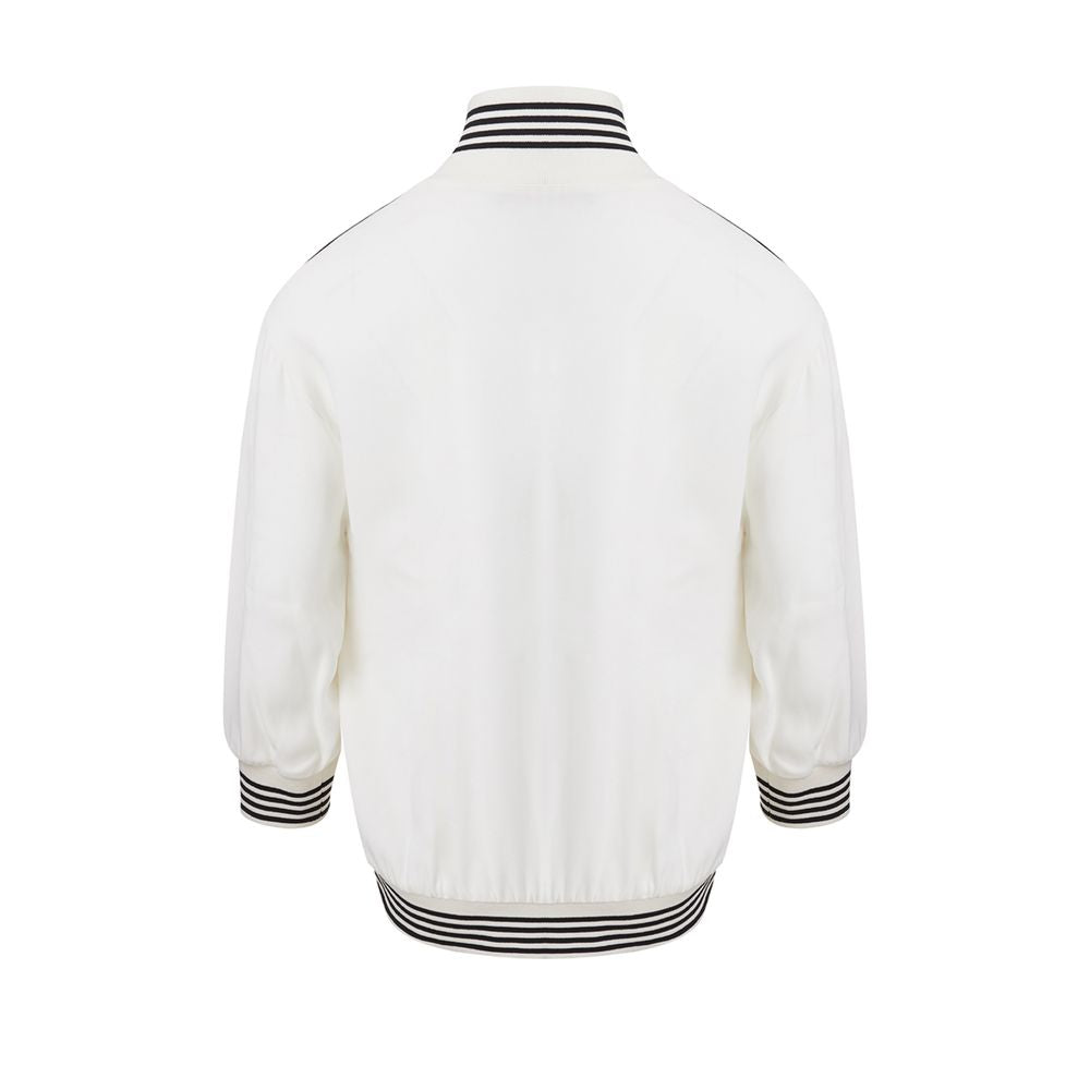 Dolce & Gabbana Elegant Cotton Knit White Sweater