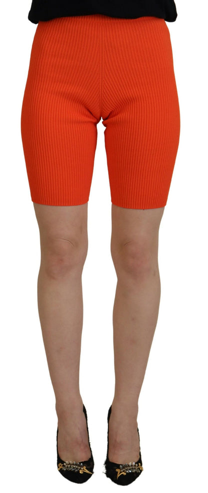 Dsquared² – Bermudashorts aus Viskose mit mittelhohem Bund und schmaler Passform in Orange