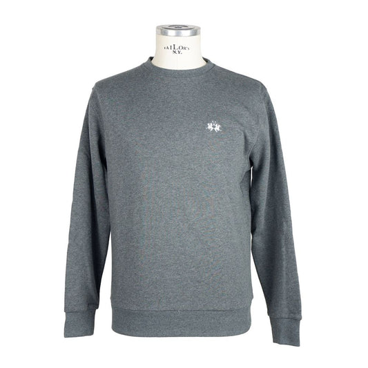 Maglione di cotone grigio