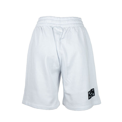 Weiße Baumwollshorts