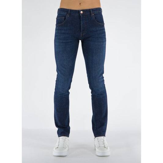 Blaue Jeans und Hose aus Baumwolle