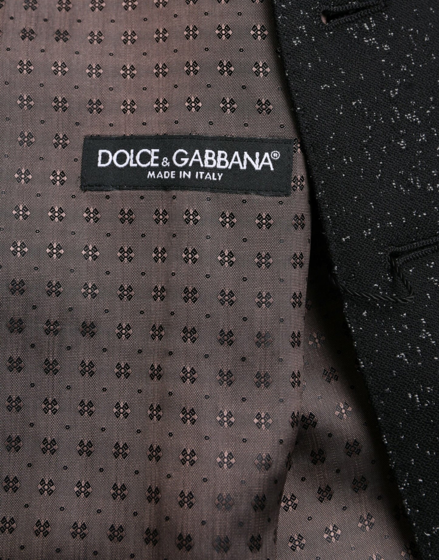 Dolce &amp; Gabbana Schwarz Braun Seide Weste Kleid Formale Weste