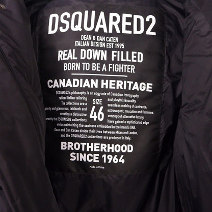 Dsquared² Schwarze Nylonjacke für Herren