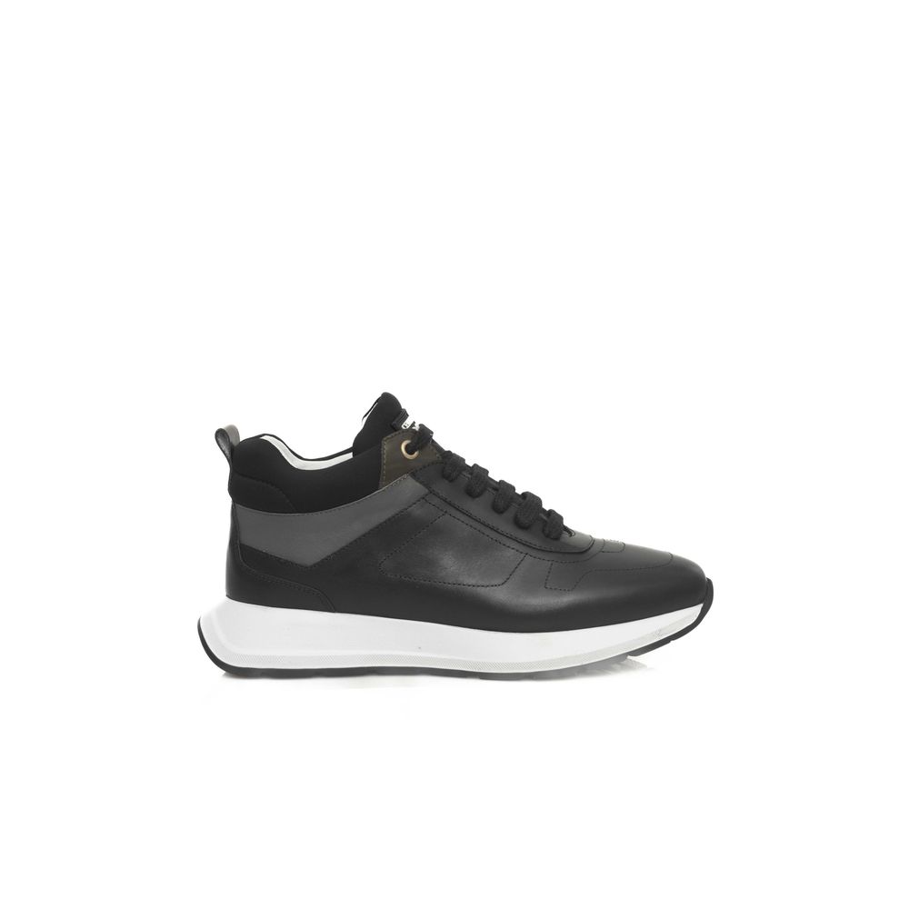 Cerruti 1881 Damen-Sneaker aus schwarzem Leder