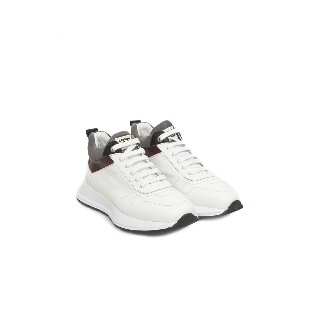 Cerruti 1881 Damen Sneaker aus weißem Leder