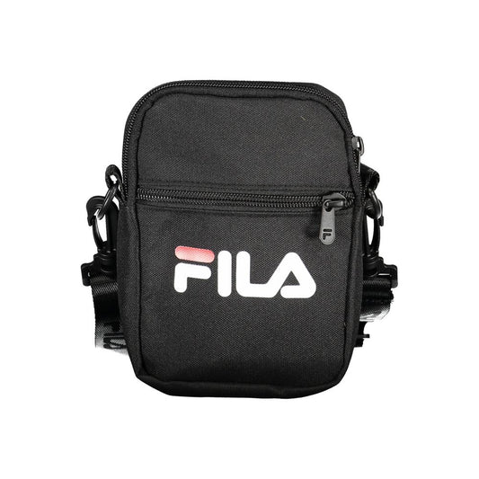 Fila – Schwarze Polyester-Umhängetasche