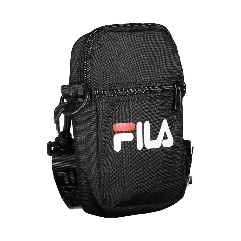 Fila – Schwarze Polyester-Umhängetasche