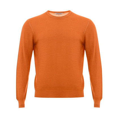 Orangefarbener Wollpullover von Gran Sasso