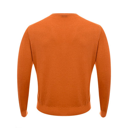 Orangefarbener Wollpullover von Gran Sasso