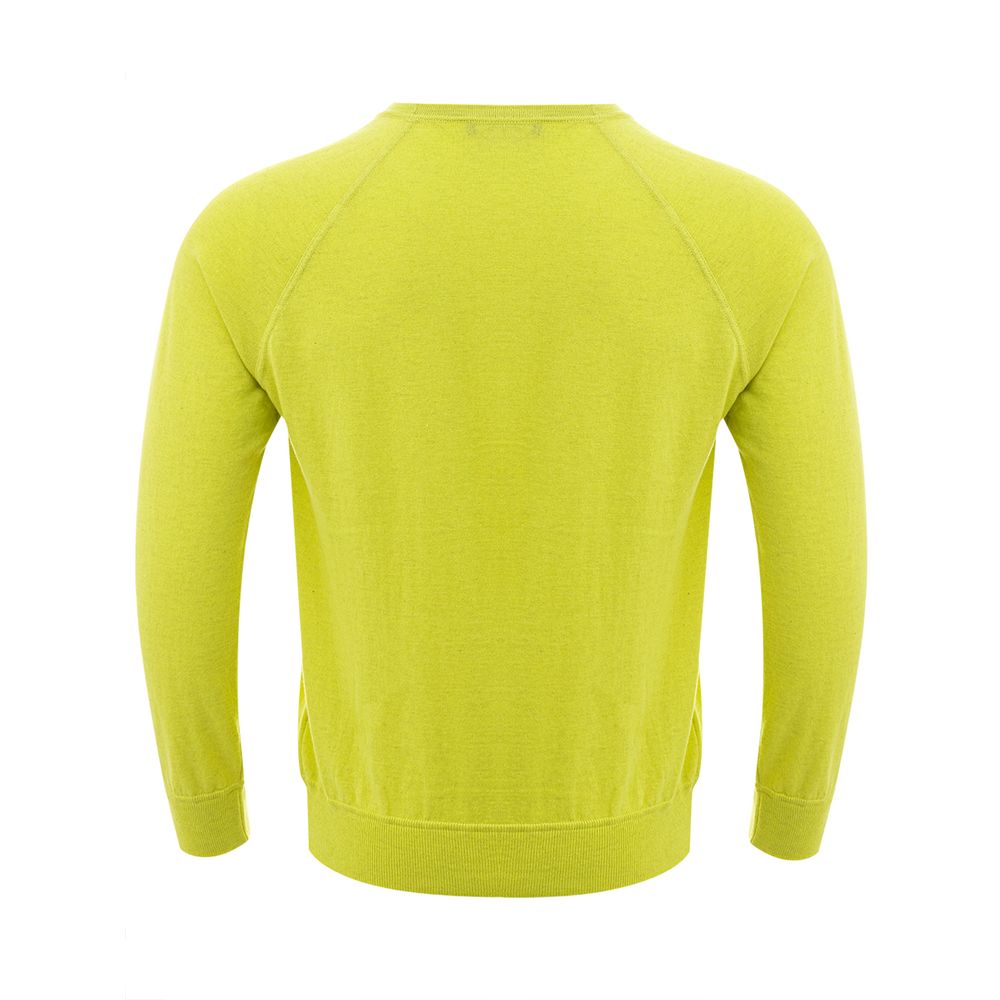 Gran Sasso Sonnengelber Pullover aus italienischer Baumwolle