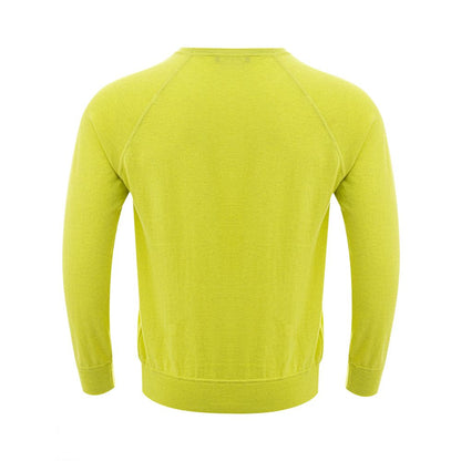 Gran Sasso Sonnengelber Pullover aus italienischer Baumwolle