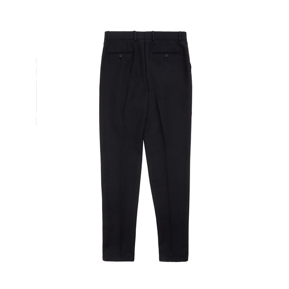 Dolce &amp; Gabbana Elegante schwarze Polyesterhose für Herren