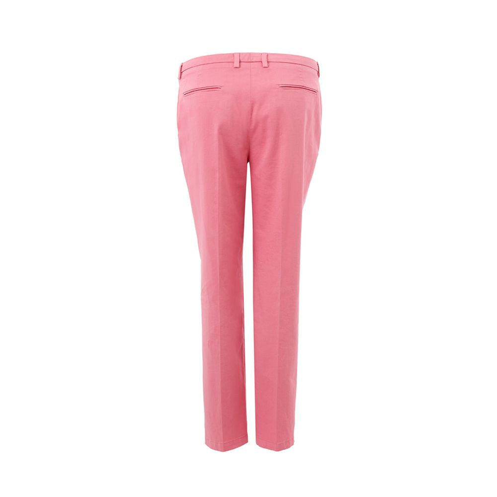 Lardini Elegante rosa Baumwollhose für anspruchsvollen Stil