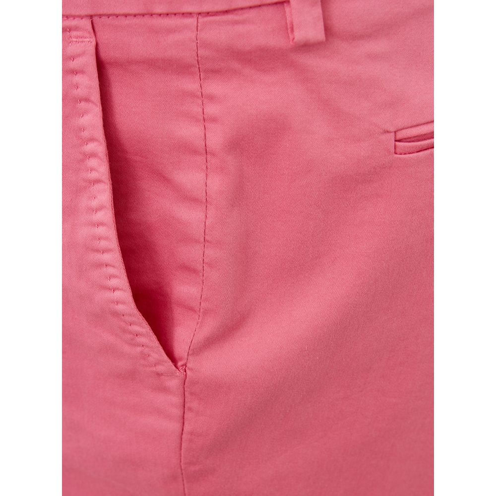 Lardini Elegante rosa Baumwollhose für anspruchsvollen Stil