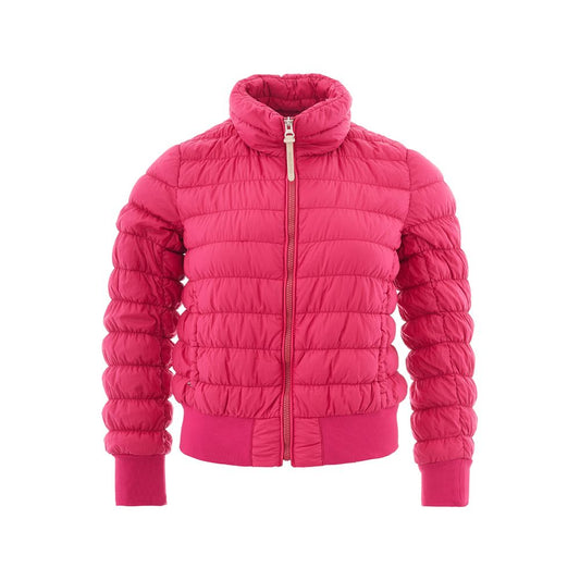 Woolrich – Elegante Polyamidjacke in Fuchsia