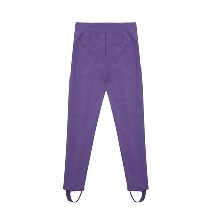 Lardini Elegant Purple Viscose Pants