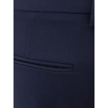 Lardini Elegant Blue Wool Pants for Women