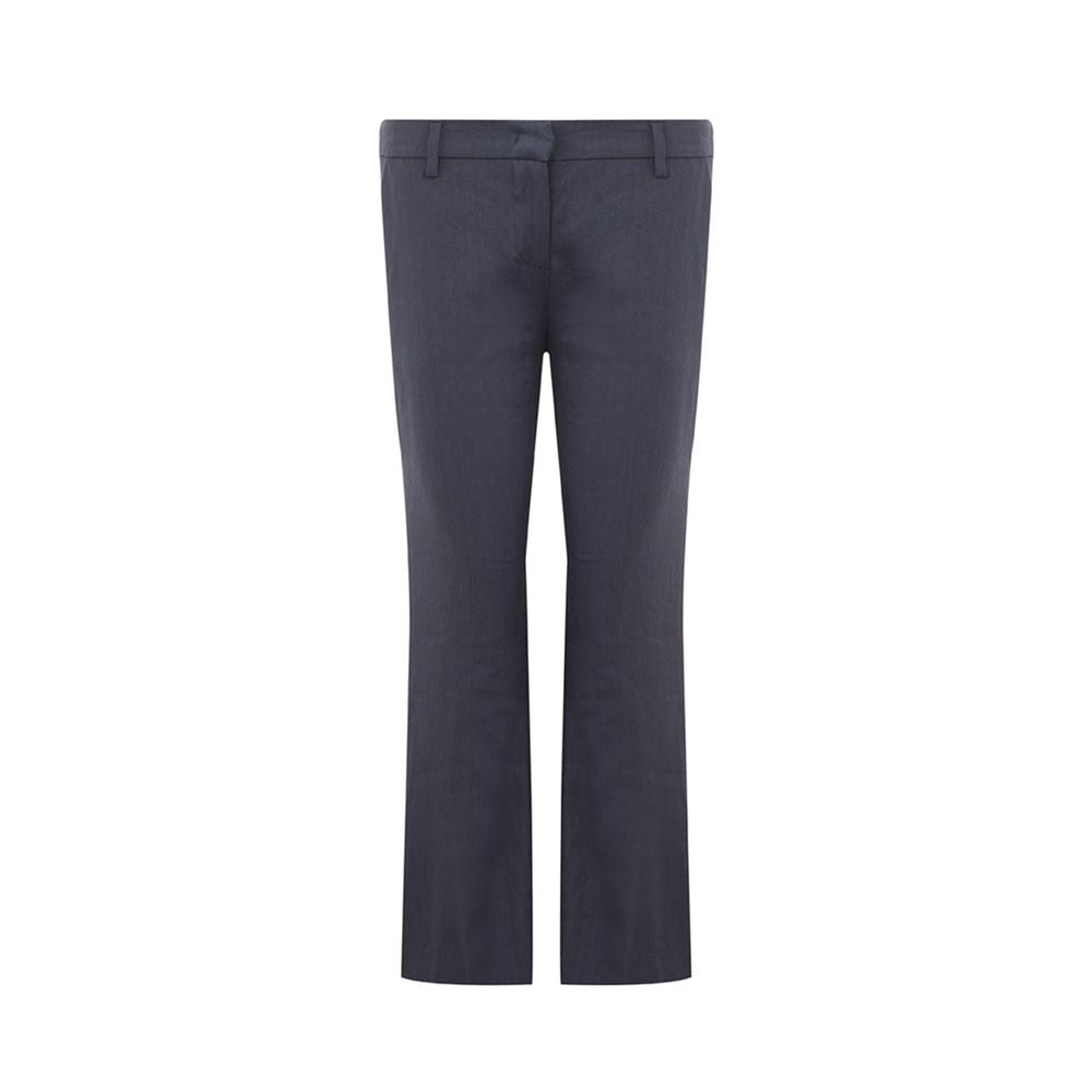 Blaue Leinenhose von Lardini Chic