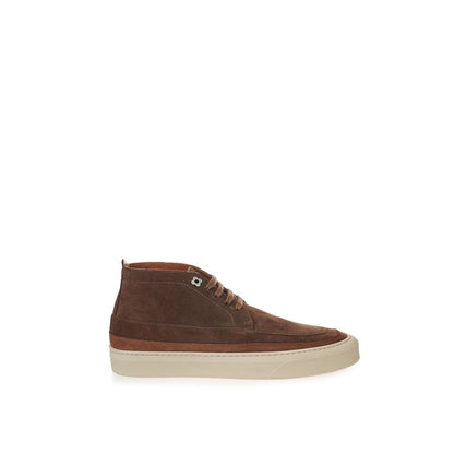 Lardini Elegante Wildleder-Sneakers in sattem Braun