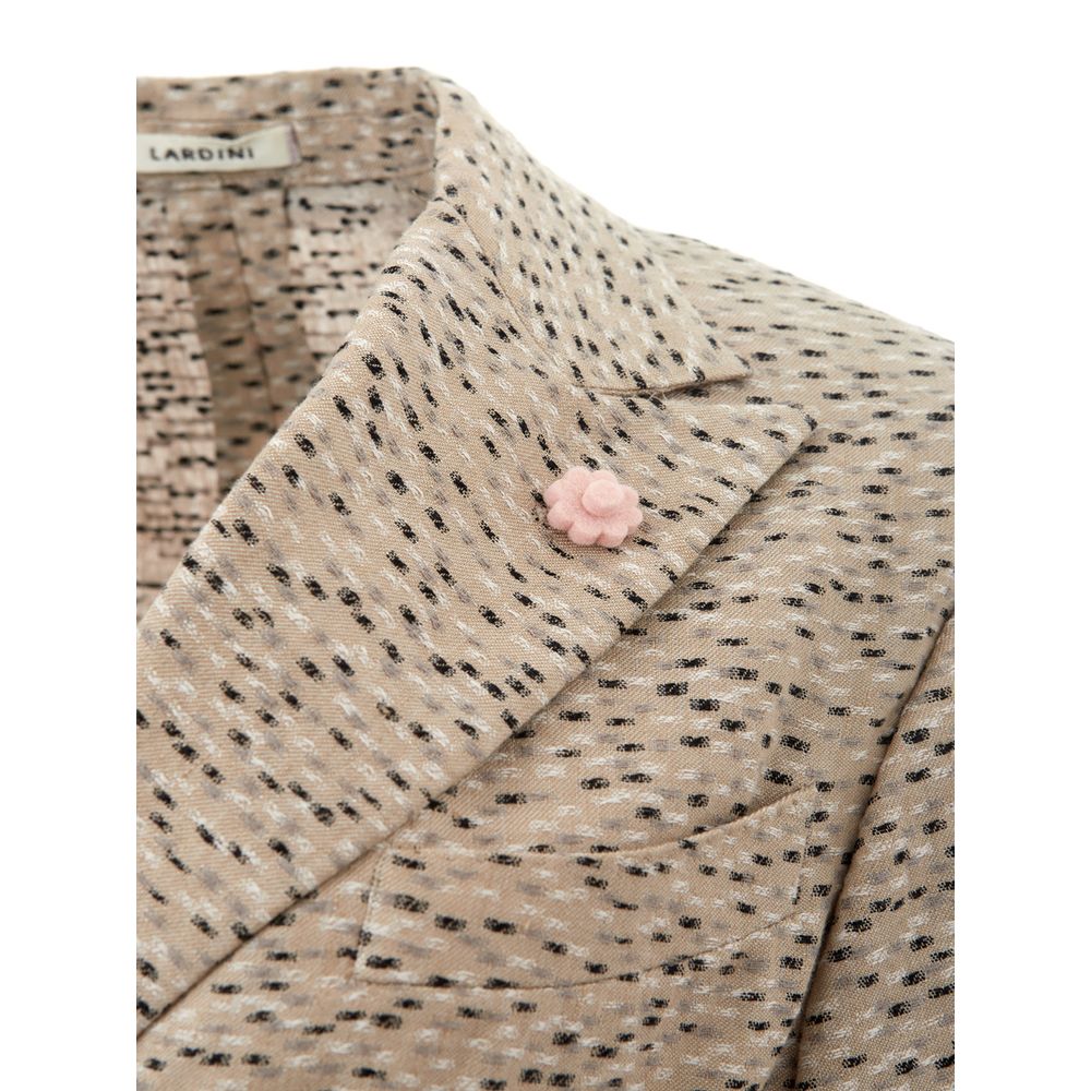 Lardini Chic Beige Leinenjacke