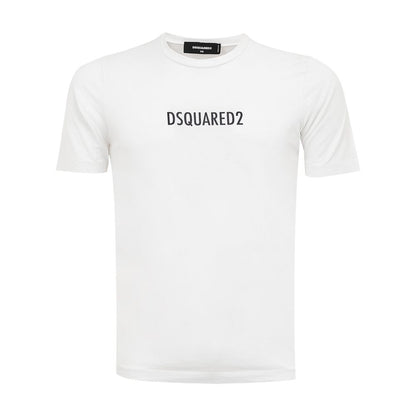 Dsquared² Elegantes weißes Baumwolltop für stilvolle Damen