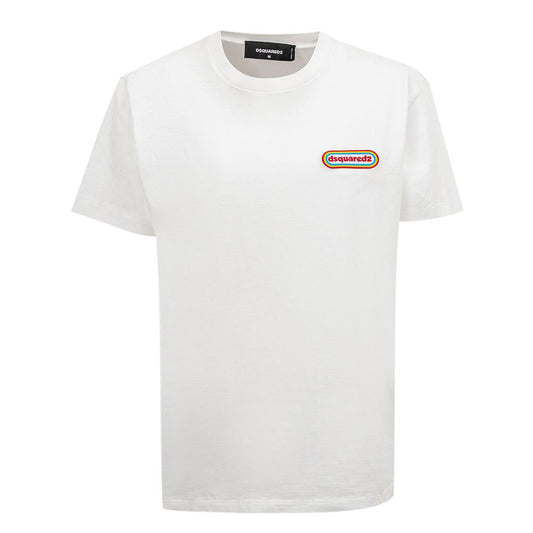 Dsquared² Schickes weißes Baumwoll-T-Shirt