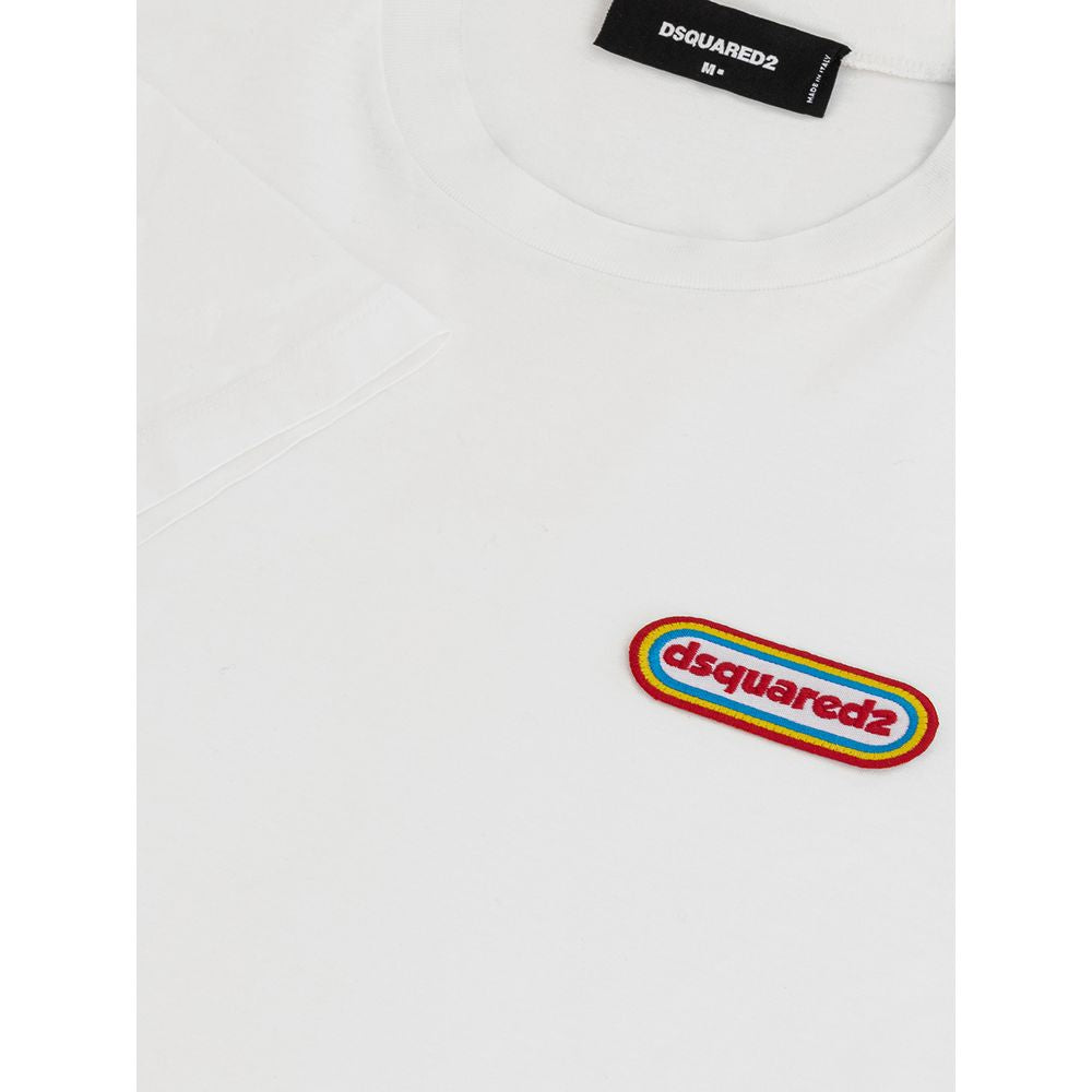 Dsquared² Schickes weißes Baumwoll-T-Shirt