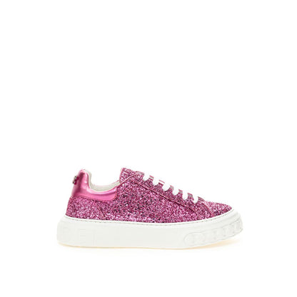 Casadei – Elegante Leder-Sneakers in Fuchsia