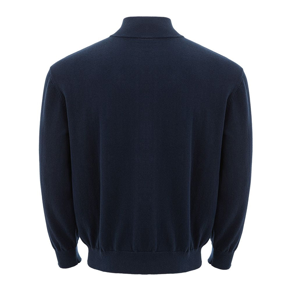 Armani Exchange - Blauer Baumwollpullover