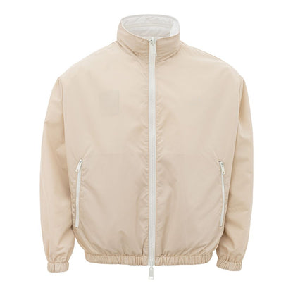 Armani Exchange – Beige Polyamid-Jacke für den modernen Mann