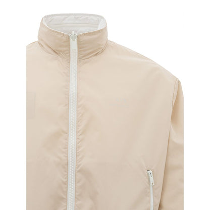 Armani Exchange – Beige Polyamid-Jacke für den modernen Mann