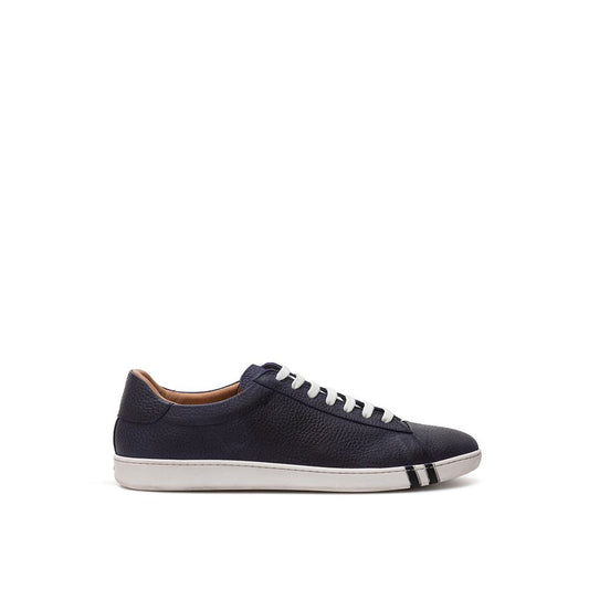 Bally Elegante blaue Leder-Sneaker für Herren