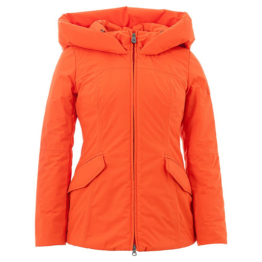 Peuterey Elegante orange Polyesterjacke für Damen