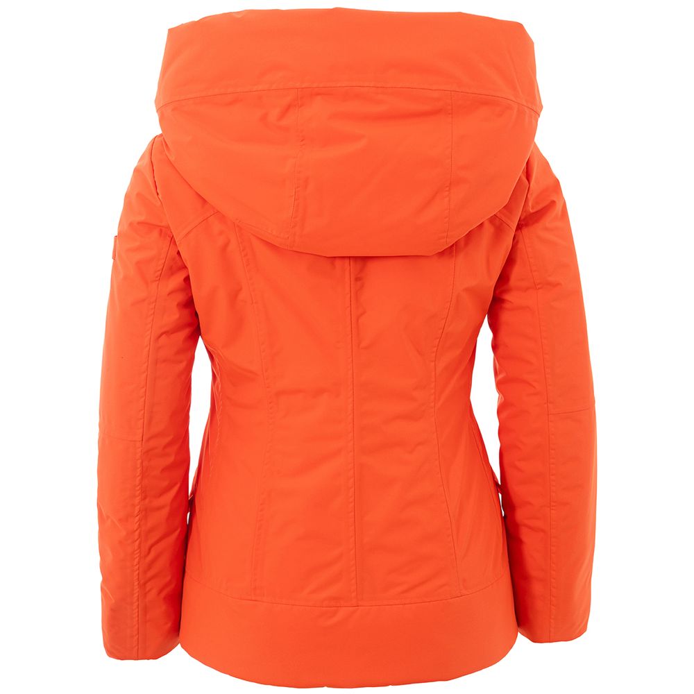 Peuterey Elegante orange Polyesterjacke für Damen